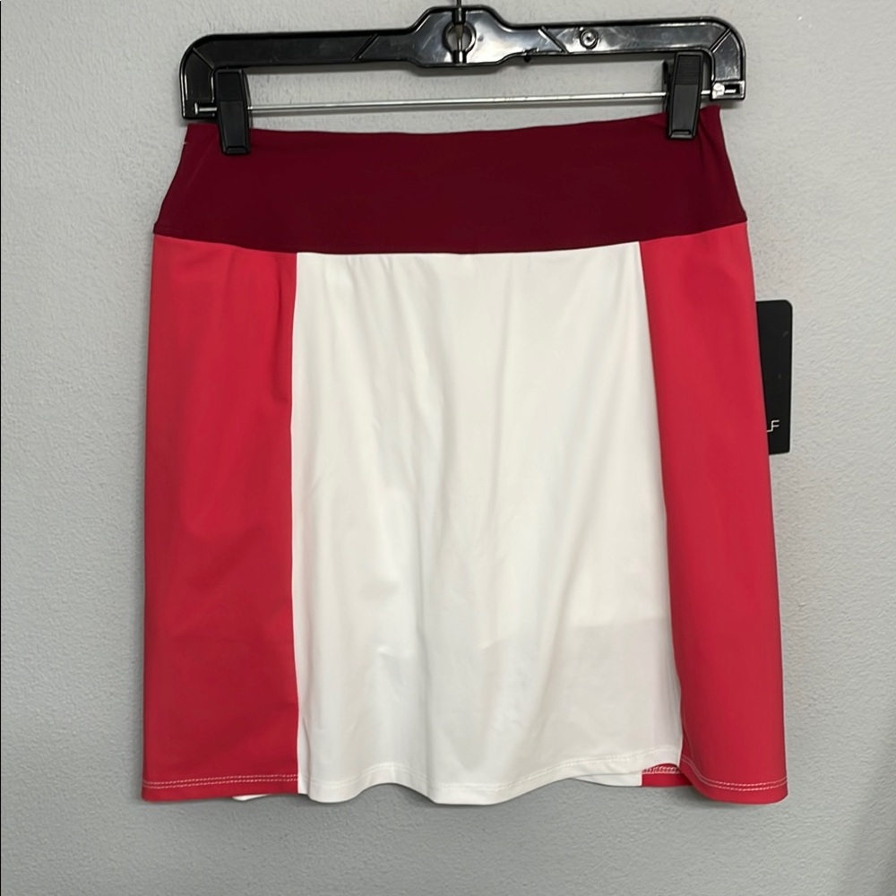 NWT FORAY Golf Blocked Fashion Skort  17” size S
